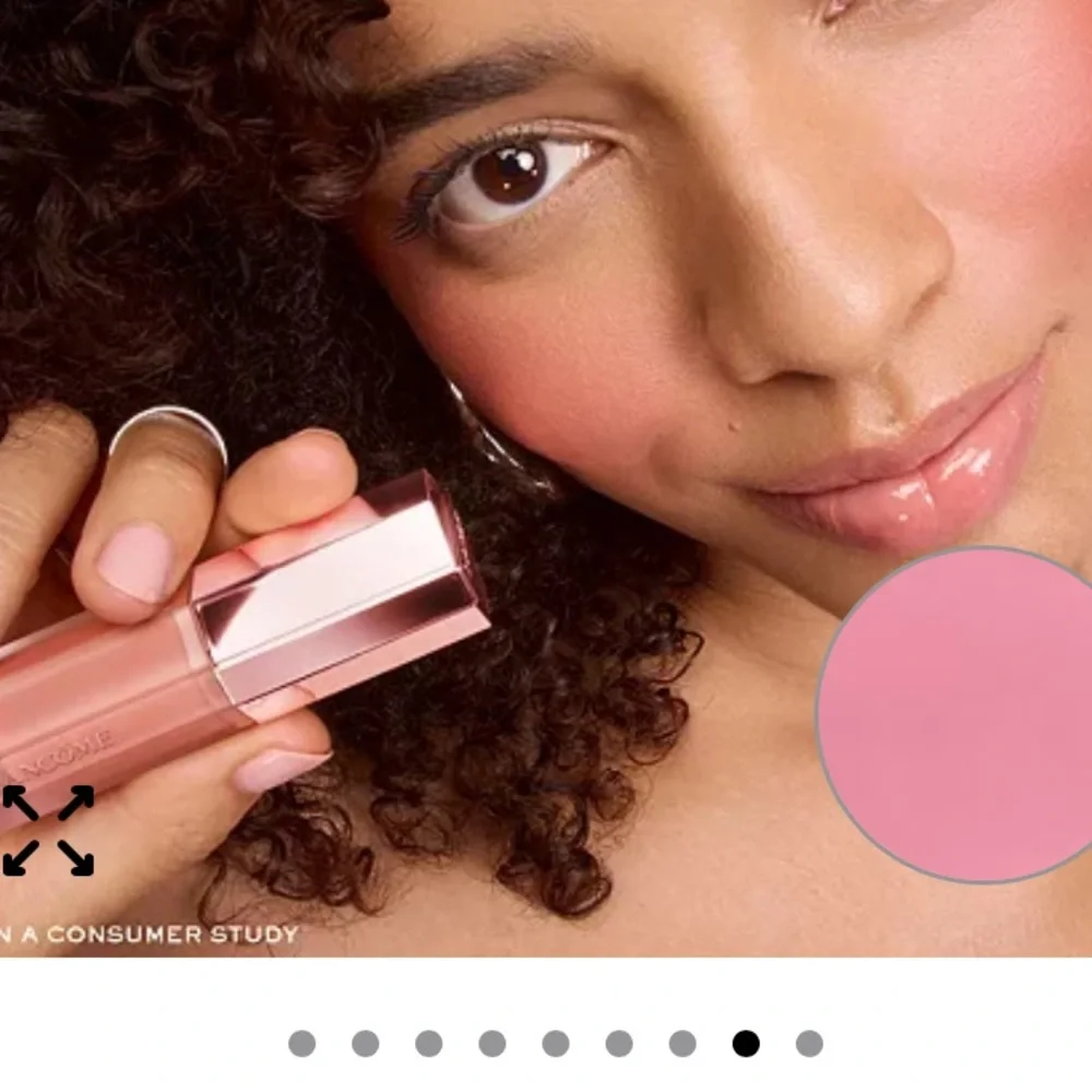 LANCÔME Skin IDOLE plumps cheeks, Blush - Soft Pink shade, 10 pink OH La La